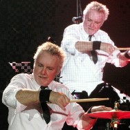 Roger Taylor on the drums